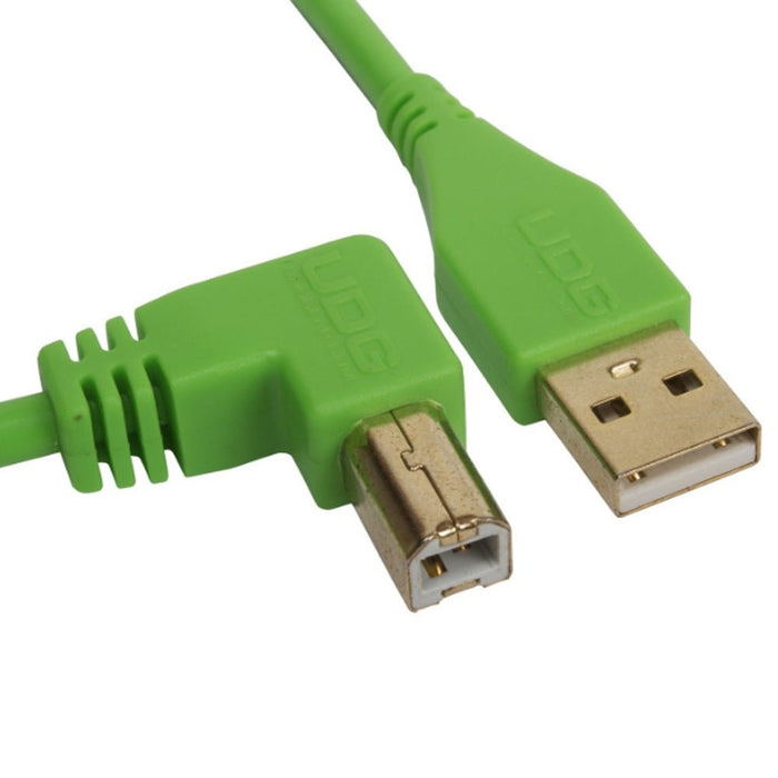 UDG Ultimate U95004 USB2 Cable A - B Green Angled 1m (63/C - U95004GR) - Gsus4