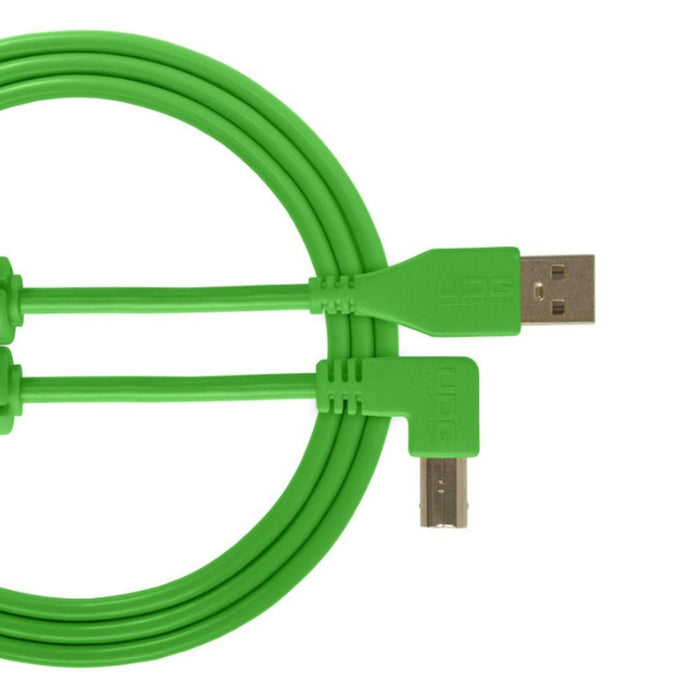 UDG Ultimate U95004 USB2 Cable A - B Green Angled 1m (63/C - U95004GR) - Gsus4