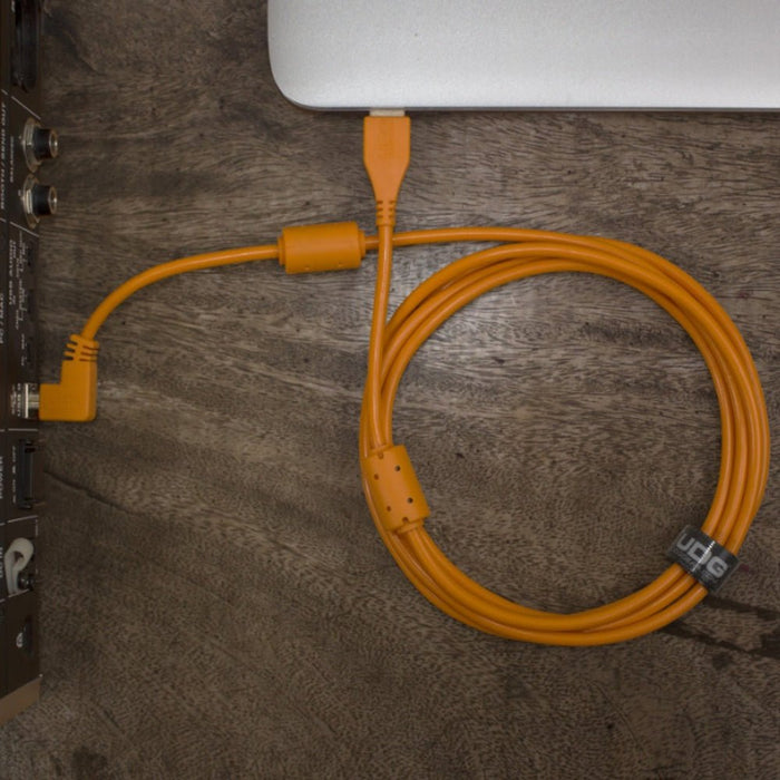 UDG Ultimate U95004 USB2 Cable A - B Orange Angled 1m (63/C - U95004OR) - Gsus4