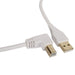 UDG Ultimate U95004 USB2 Cable A - B White Angled 1m (63/C - U95004WH) - Gsus4