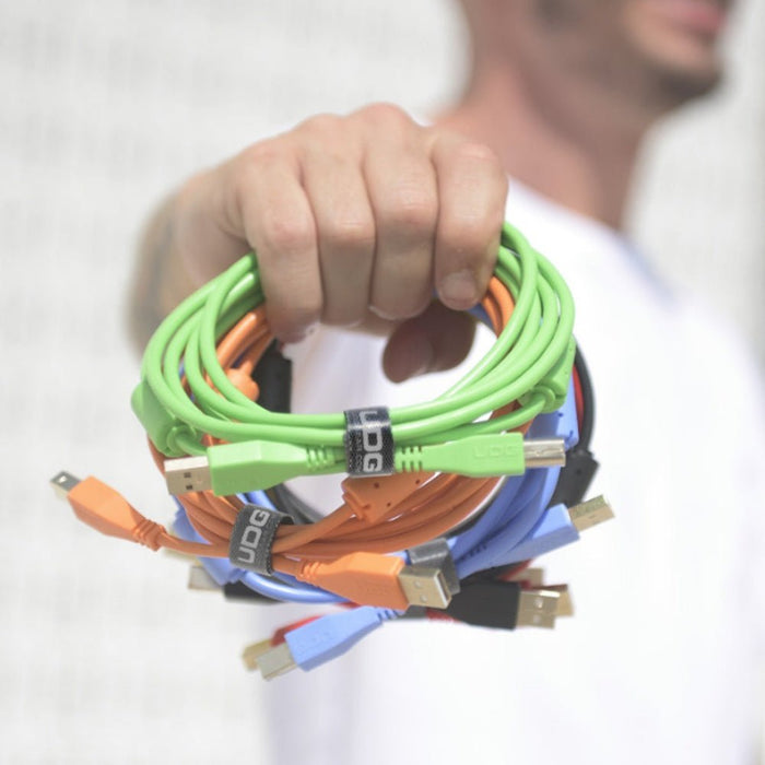 UDG Ultimate U95004 USB2 Cable A - B Yellow Angled 1m (63/C - U95004YL) - Gsus4