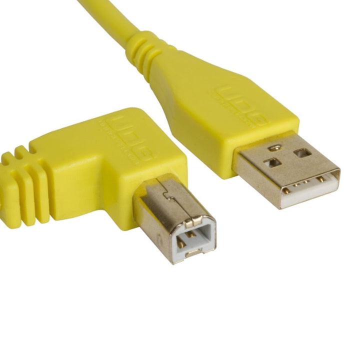 UDG Ultimate U95005 USB2 Cable A - B Yellow Angled 2m (63/C - U95005YL) - Gsus4
