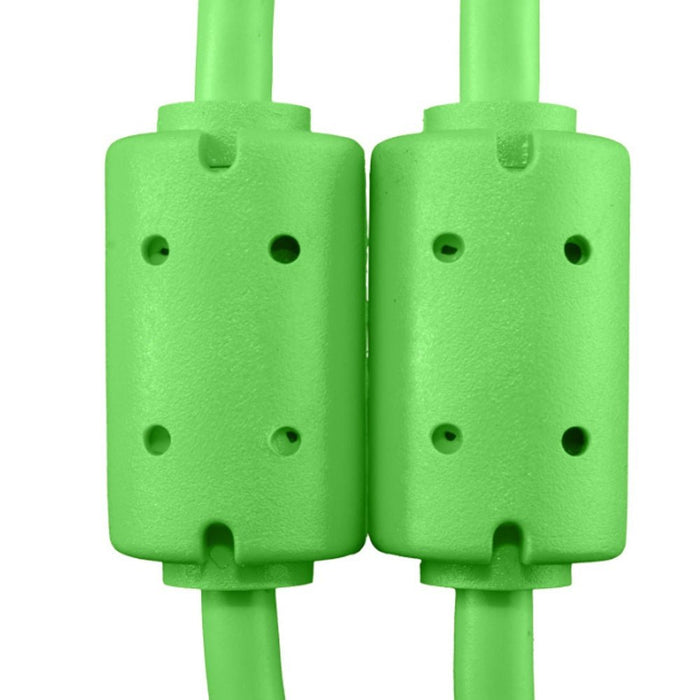UDG Ultimate U95006 USB2 Cable A - B Green Angled 3m (63/C - U95006GR) - Gsus4