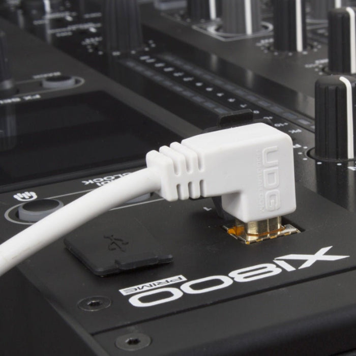 UDG Ultimate U95006 USB2 Cable A - B White Angled 3m (63/C - U95006WH) - Gsus4