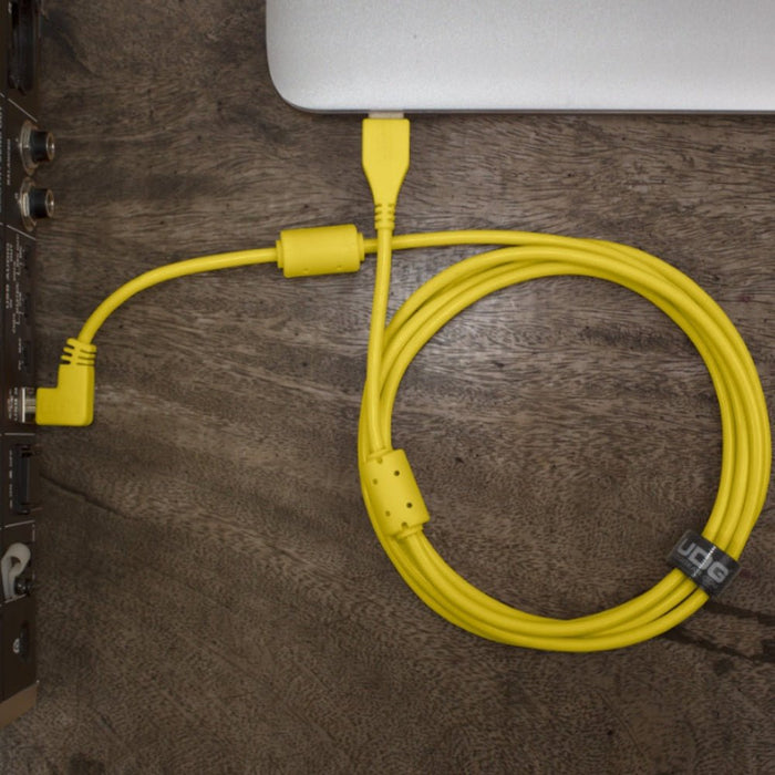 UDG Ultimate U95006 USB2 Cable A - B Yellow Angled 3m (63/C - U95006YL) - Gsus4