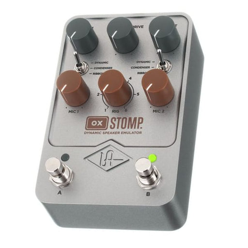Universal Audio | OX Stomp | Stereo Guitar Cabinet Modeller | w/ Dynamic IR, 1176 Compression, Reverb, Delay, EQ & More (UA - OXSTOMP) - Gsus4