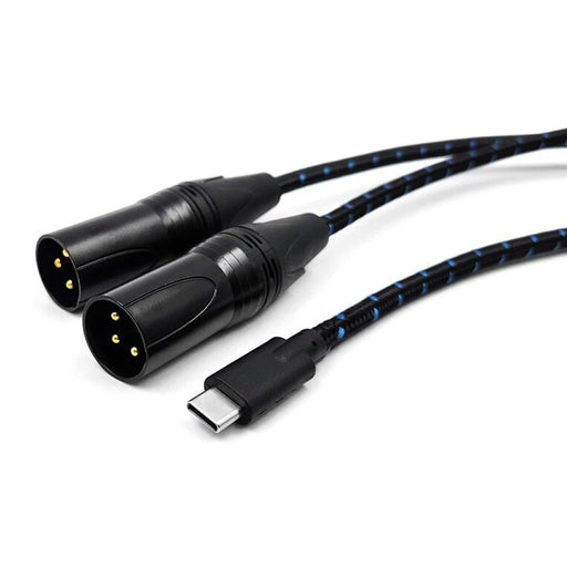 USB - C to XLR Audio Cable | USB - C DAC to Dual XLR Male AUX Y - Cable | 5M (earmaxTypeCtoXLR) - Gsus4