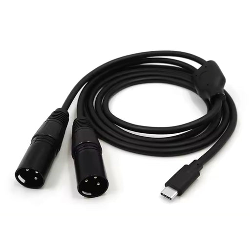 USB - C to XLR Audio Cable | USB - C DAC to Dual XLR Male AUX Y - Cable (earmaxTypeCtoXLR) - Gsus4