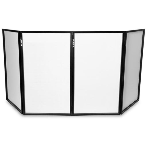 Vonyx DJ Screen Foldable DJ Facade – 4 Lycra Panels (DB2W) - Gsus4