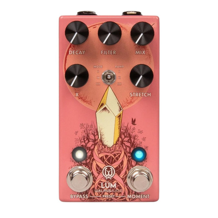 Walrus Audio LUM Texture Engine Guava Granular Reverb Pedal (Walrus-Lum-Guava) - Gsus4