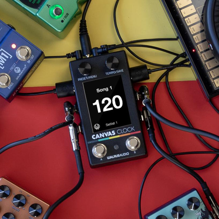 Walrus | Canvas CLOCK | MIDI Clock Pedal w/ Multi Outputs (Walrus - Clock) - Gsus4