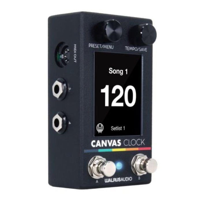 Walrus | Canvas CLOCK | MIDI Clock Pedal w/ Multi Outputs (Walrus - Clock) - Gsus4