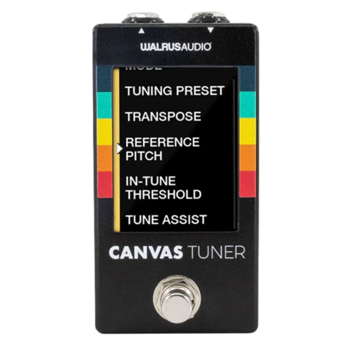 Walrus | Canvas TUNER Pedal | w/ USB - C Connection, On - board Buffer & Rotatable 2.8" LCD Screen (Walrus - TUNER) - Gsus4
