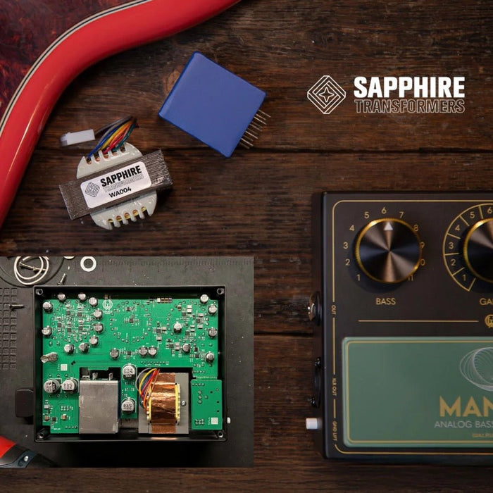 Walrus | MANTLE | Analog Bass Preamp / DI Pedal | w/ Sapphire Transformers | PRE - ORDER (Ships Early Feb 2026) (Walrus-Mantle-Bass) - Gsus4