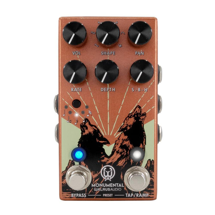 Walrus MONUMENTAL Stereo Harmonic Tap Tremolo (WAL-MONUMENTAL) - Gsus4