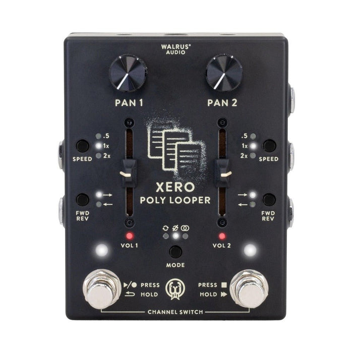 Walrus | XERO PolyLooper | Dual Channel Looping Powerhouse | Black (Walrus - Xero - black) - Gsus4