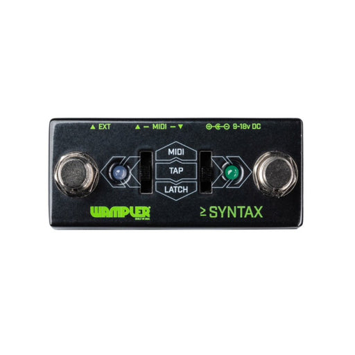 Wampler | SYNTAX | Universal MIDI Dual Footswitch | MIDI, Tap and Latch (WP - SYNTAX) - Gsus4