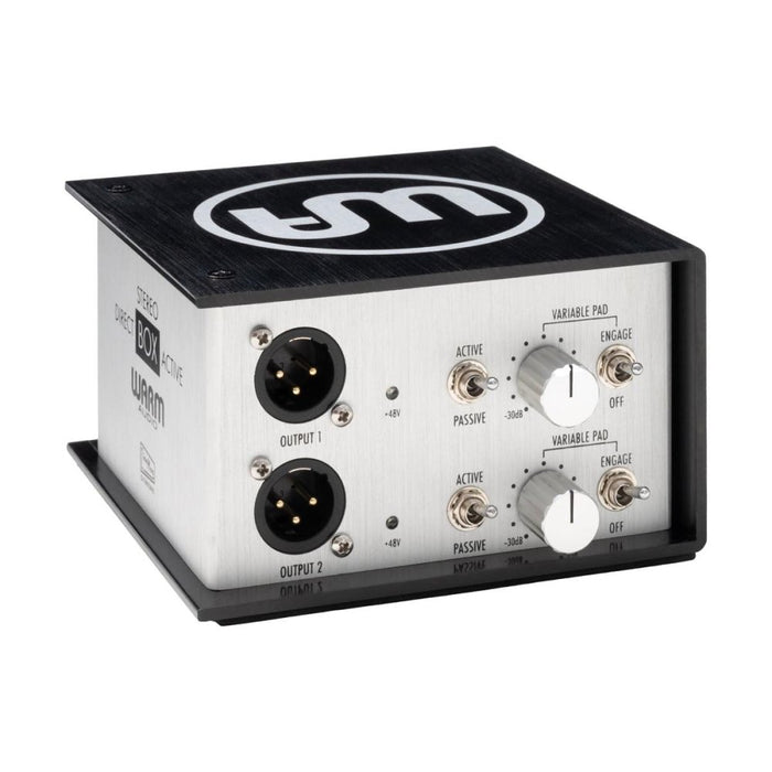 Warm Audio DIA2 CineMag Transformer Stereo DI Box (Active / Passive) (WAR-WA-DIA2) - Gsus4