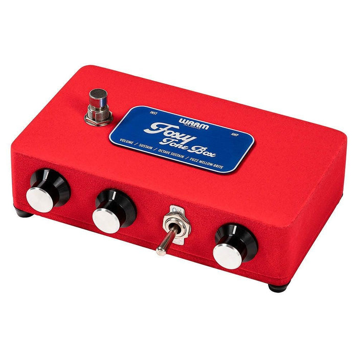 Warm Audio Foxy Tone Box Octave Fuzz Guitar Pedal (Foxx Tone Machine Clone) (Red) (WAR-FOXYTONEBOXR) - Gsus4