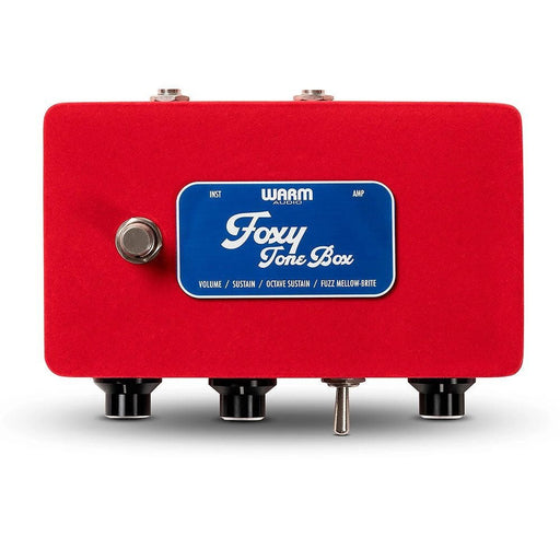 Warm Audio Foxy Tone Box Octave Fuzz Guitar Pedal (Foxx Tone Machine Clone) (Red) (WAR-FOXYTONEBOXR) - Gsus4