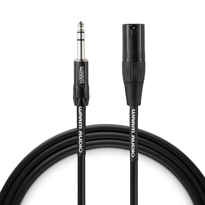 Warm Audio Pro Series XLR m to TRS 6ft 1.8m Cable (WAR-PRO-XLRmTRSm6ft) - Gsus4