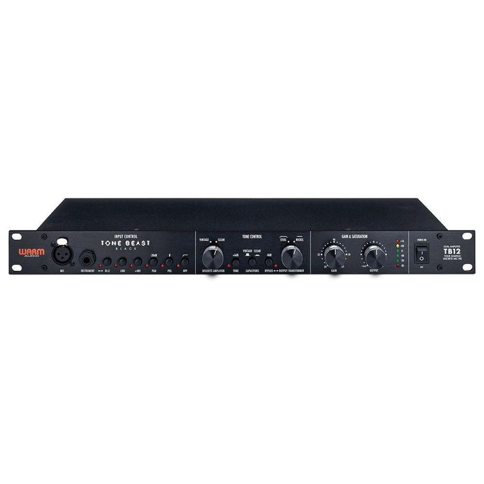 Warm Audio TB12 "Tone Beast" Tone Shaping Mic Pre (Limited Edition Black) (WAR-TB12B) - Gsus4