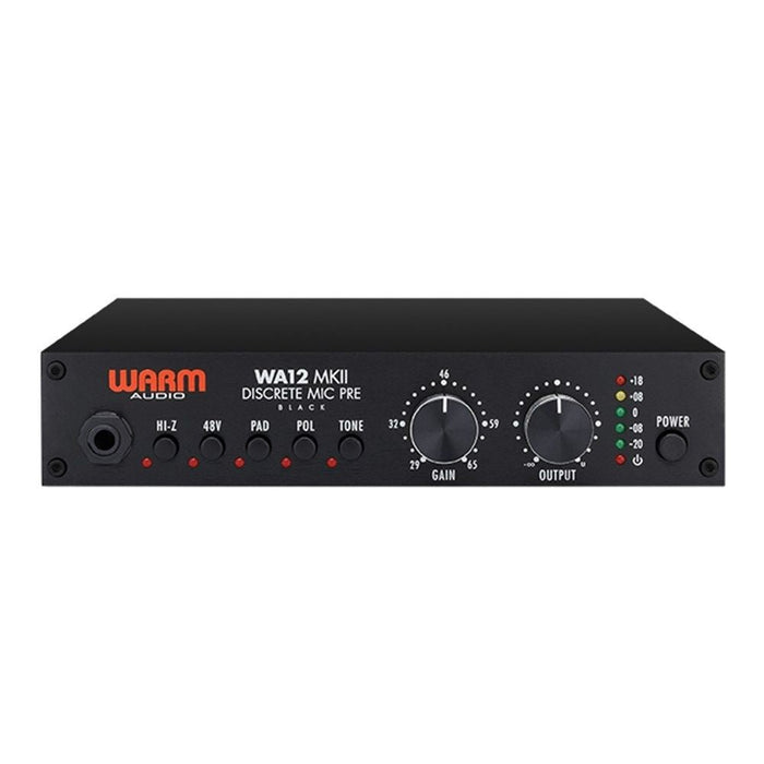 Warm Audio WA12 MKII Discrete Mic Pre (Black) (WAR-WA12MK2B) - Gsus4