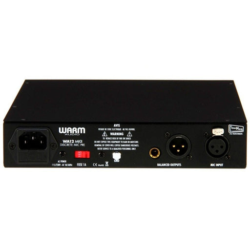 Warm Audio WA12 MKII Discrete Mic Pre (Black) (WAR-WA12MK2B) - Gsus4