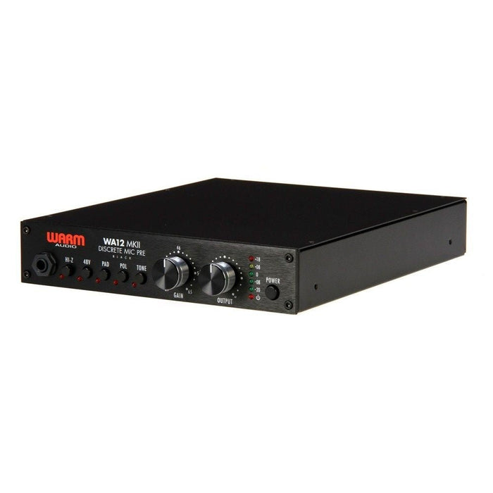 Warm Audio WA12 MKII Discrete Mic Pre (Black) (WAR-WA12MK2B) - Gsus4