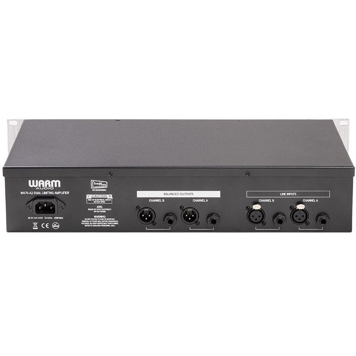 Warm Audio WA76A2 Dual Channel Vintage - Voiced FET Compressor (Blue Stripe) (WAR-WA76A2) - Gsus4