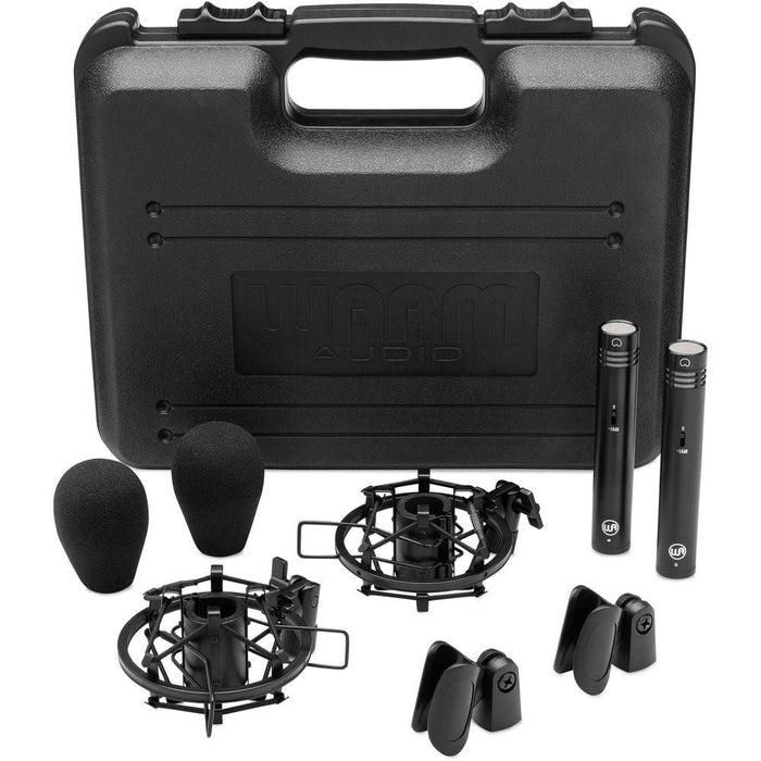 Warm Audio WA84 Small Diaphragm Condenser Mics (Black - Stereo Pair) (WAR-WA84BPAIR) - Gsus4
