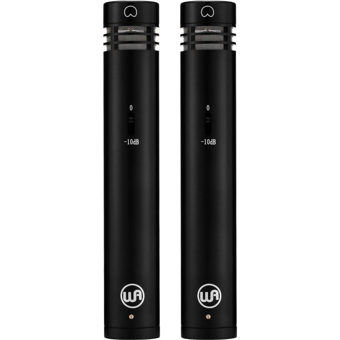 Warm Audio WA84 Small Diaphragm Condenser Mics (Black - Stereo Pair) (WAR-WA84BPAIR) - Gsus4