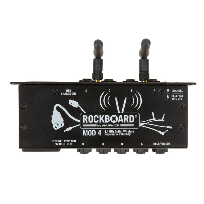 Warwick | Rockboard | MOD 4 | Wireless Guitar System | Patchbay (WR - MODULE4 - W - U2) - Gsus4