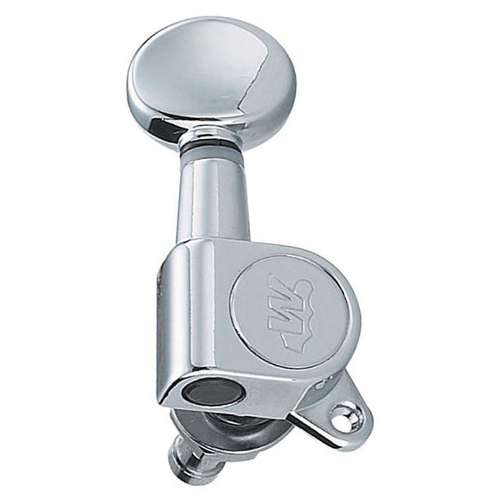 Wilkinson Acoustic/Electric Guitar Tuning Machines in Chrome Finish (3+3) (WJ05CR) - Gsus4