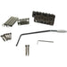 Wilkinson Classic ST Style Complete 6-point Tremolo Bridge in Chrome with Zinc Block (WVCCR) - Gsus4