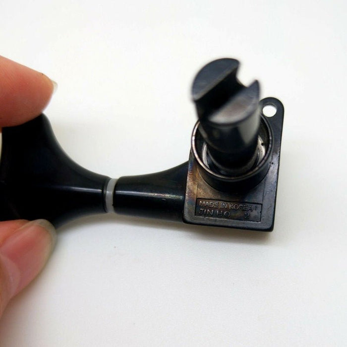 Wilkinson Electric Bass Guitar Sealed Tuning Machines in Black Finish (3+3) (WJB6506BK) - Gsus4