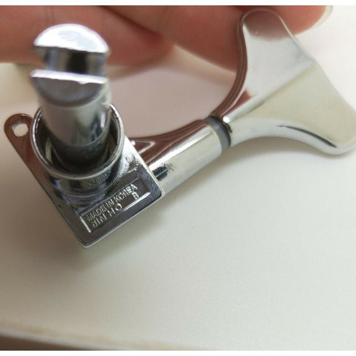Wilkinson Electric Bass Guitar Sealed Tuning Machines in Chrome Finish (4-Inline) (WJB6504CR) - Gsus4