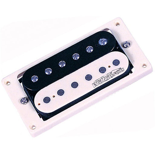 Wilkinson Zebra Double Coil Pickup in Black/White - Bridge (WVHZB) - Gsus4