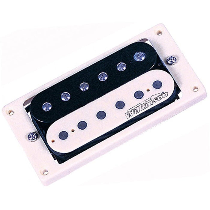 Wilkinson Zebra Double Coil Pickup in Black/White - Bridge (WVHZB) - Gsus4