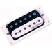 Wilkinson Zebra Double Coil Pickup in Black/White - Bridge (WVHZB) - Gsus4
