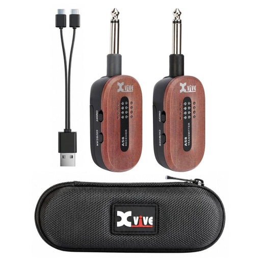 Xvive A58 Guitar Wireless System 5.8 GHz w/ Carry Case (Mahogany) (352628) - Gsus4