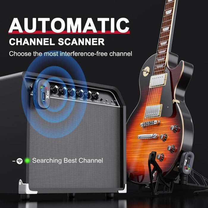 Xvive A58 Guitar Wireless System & BCA58 5,000mAh Charging Case Kit (AC58) (352631) - Gsus4