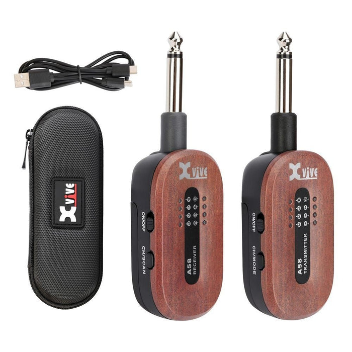 Xvive A58 Guitar Wireless System (Mahogany) (352628) - Gsus4