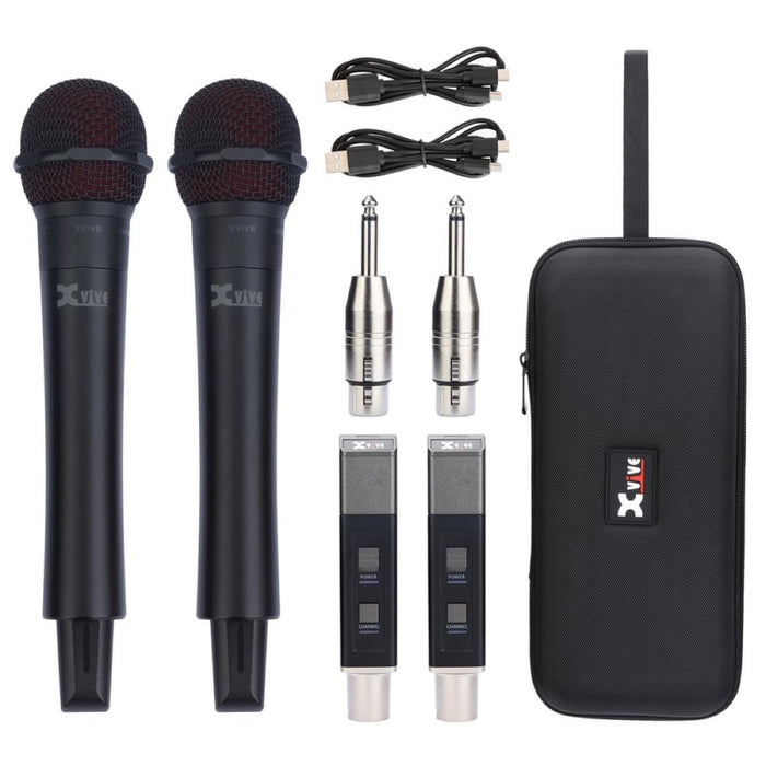 Xvive M5D Dual Handheld Wireless Mic System (5.8GHZ) (352641) - Gsus4
