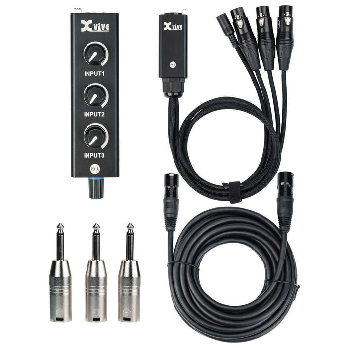 Xvive PX Portable 3Ch Mixer / Headphone Amplifier Complete System (352601) - Gsus4