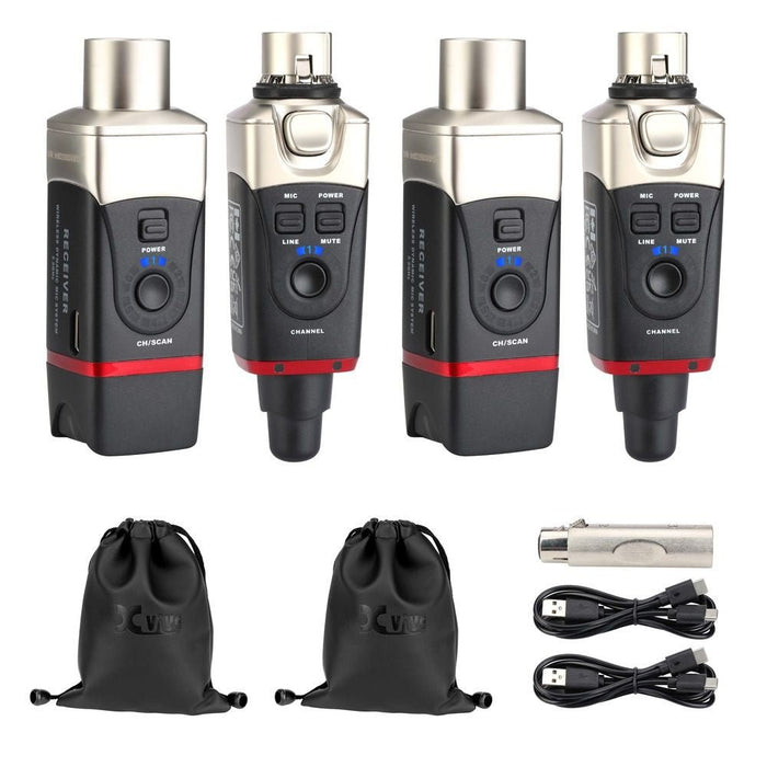 Xvive U35D 5.8GHz Digital Dual Microphone Wireless System w/ USB Charging (352619) - Gsus4