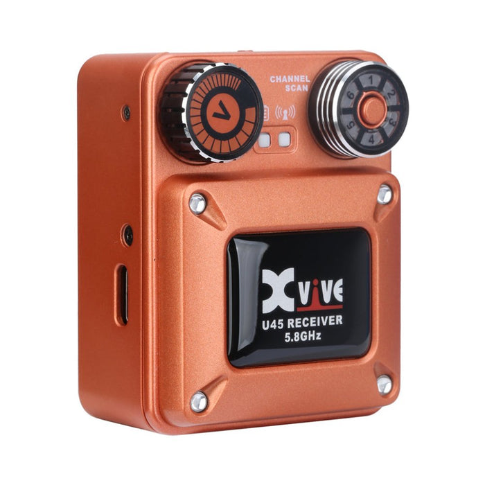Xvive U45 Wireless In Ear Monitoring System 5.8GHz (Orange) (352637) - Gsus4