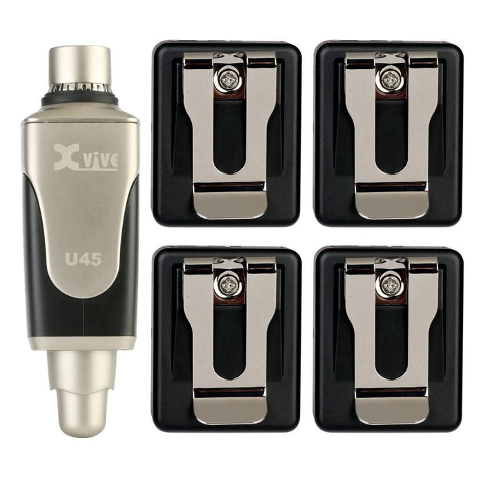 Xvive U45R2 Wireless In Ear Monitoring System 5.8GHz w/ 4x Receivers (352624) - Gsus4