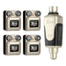 Xvive U45R2 Wireless In Ear Monitoring System 5.8GHz w/ 4x Receivers (352624) - Gsus4
