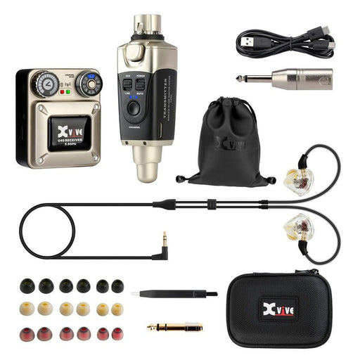 Xvive U45T9 5.8Ghz Wireless Monitoring System w/ T9 In - Ear Monitors (352625) - Gsus4